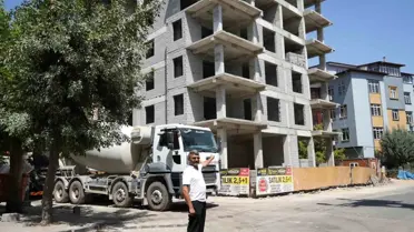 Gaziantep'te Depremzedelere Yeni Evler Yapılıyor