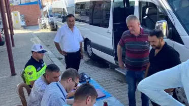 Karacasu'da Okul Servis Denetimi