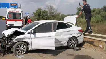 Manavgat'ta Trafik Kazası: 2 Yaralı