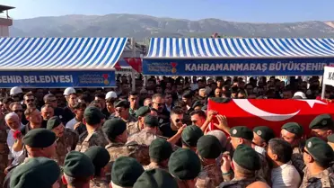 Şehit Polis Mustafa Karapınar, Kahramanmaraş'ta Defnedildi