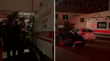 Ambulansı kilometrelerce kovalayıp sıkıştırdılar, başhekimlik bahçesine bir minibüs adam çağırdılar