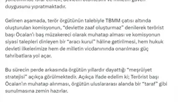Destici'den İmralı Tepkisi