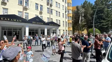 Karaman'da Susuzluk Protestosu: Vatandaşlar Belediyeyi İsyanla Karşıladı