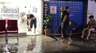 Fatsa'da Sağanak Yağış Sel Bastı