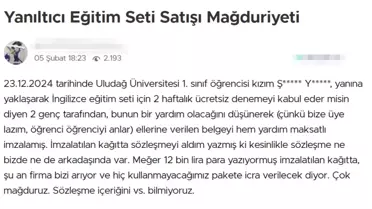Üniversite Öğrencileri Dijital Eğitim Seti Mağduru