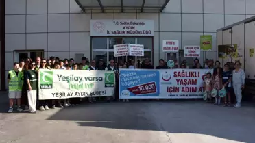 Aydın'da Sağlıklı Yaşam Yürüyüşü