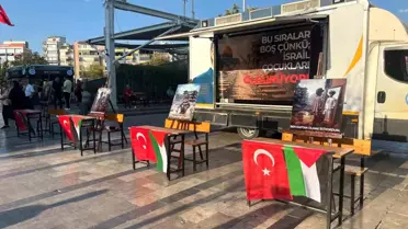 AK Parti Gençlik Kolları'ndan Gazze İçin 'Boş Sıralar' Etkinliği