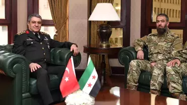 Orgeneral Bayraktaroğlu, Suriye Komutanı'nı Kabul Etti
