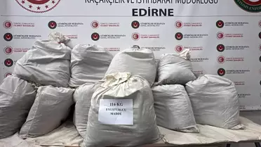 Kapıkule'de 114 Kilo Uyuşturucu Ele Geçirildi