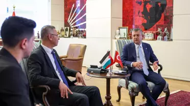 Özgür Özel, Filistin Büyükelçisi'ni Kabul Etti