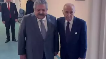 Hikmet Çetin ve Feti Yıldız Görüştü