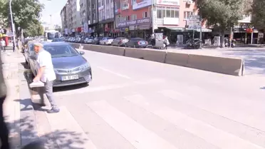 Tartıştığı kadına yumruk atıp kaçtı