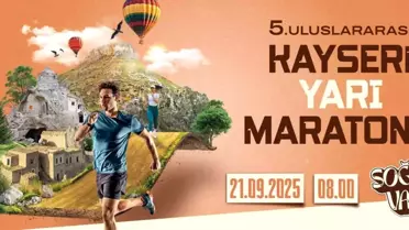 5. Uluslararası Kayseri Yarı Maratonu için Geri Sayım Başladı
