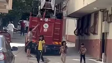 Tekirdağ'da Apartmanda Yangın