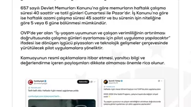 Haftada 4 gün mesai dönemi mi başlıyor? Cumhurbaşkanlığından açıklama var