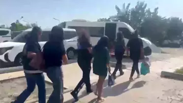Dörtyol'da Kaçak Çalışan 6 Yabancı Kadın Deport Edildi