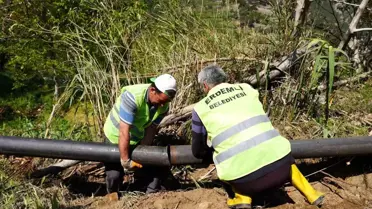 Erdemli Belediyesi Üreticilere 32 Bin Metre Sulama Borusu Desteği Sağladı