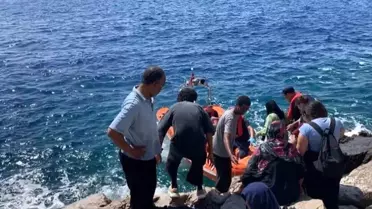 Marmaris'te 39 Düzensiz Göçmen Kurtarıldı