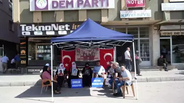 Muş'ta Evlat Nöbeti Devam Ediyor
