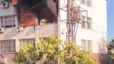 Hilvan Hükümet Konağı'nda Yangın