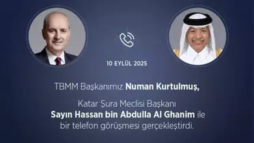 TBMM Başkanı Kurtulmuş, Katar'daki Saldırıları Kınadı