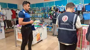 Düzce'de Okul Kırtasiyeleri Denetlendi