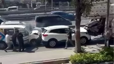 Avcılar'da Zincirleme Kaza