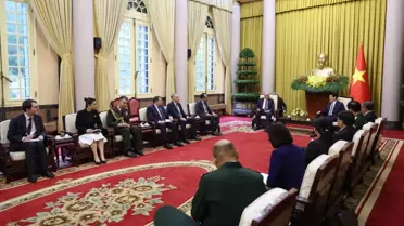 Bakan Yaşar Güler, Vietnam Cumhurbaşkanı Luong Cuong ile Görüştü