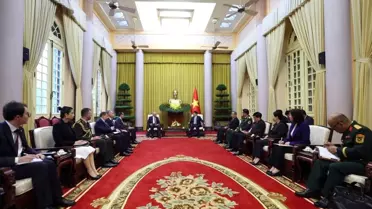 Yaşar Güler Vietnam Devlet Başkanı ile Görüştü