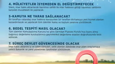 İmar Hakkı Aktarımı ile Mağduriyetler Giderilecek