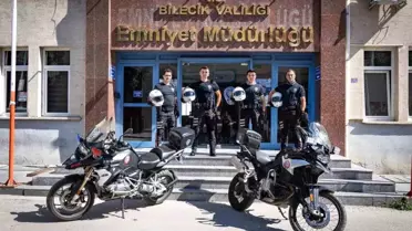 Bilecik'te Motosikletli Polis Timleri Göreve Başladı