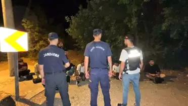 Marmaris'te 18 Düzensiz Göçmen Yakalandı