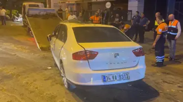 Ümraniye'de Kaza: 2 Yaralı