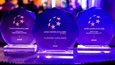 Türk Hava Yolları'na Beşinci 'World Class' Ödülü