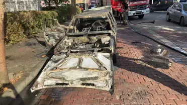 Avcılar'da Otomobil Yangını