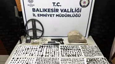 Bandırma'da Tarihi Eser ve Silah Operasyonu