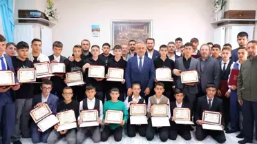 Bayburt'ta Hafızlık Belge Töreni Düzenlendi