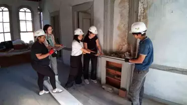 Avrupa Miras Gönüllüleri Mudurnu'da Projeye Başladı