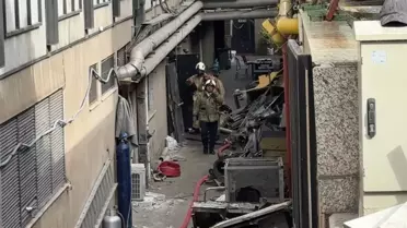 Şişli'de Yangın: İki İşçi Dumandan Etkilendi