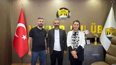 Ağrı Spor'a Ziyaret ve Destek