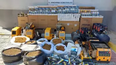 Alanya'da Kaçak Tütün Operasyonu