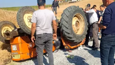 Traktör Kazası: 1 Ölü