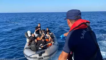 Didim'de 11 Düzensiz Göçmen Kurtarıldı