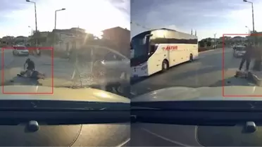 Eşini sözlü taciz eden adama meydan dayağı attı
