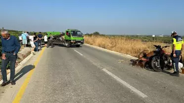 Salihli'de Motosiklet Kazası: 1 Ölü