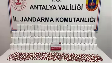 Gazipaşa'da 28 Bin Sentetik Hap Ele Geçirildi