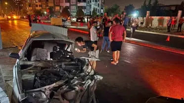 Tarsus'ta Trafik Kazası: 1 Ölü, 8 Yaralı