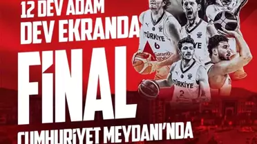 A Milli Takım Final Maçını Dev Ekrandan İzleyecek