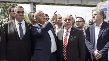 Özel meydan okumuştu, Gürsel Tekin il binasından erkenden ayrıldı