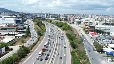 Anadolu Otoyolu'nda Araç Yangını